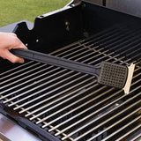 Mr. BAR-B-Q 60300Y Grill Brush, Stainless Steel Bristle, Stainless Steel Handle, 18 in L