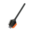Mr. BAR-B-Q 60320Y Dual Head Grill Brush with Scrub Pad, Stainless Steel Bristle, Easy Grip Handle