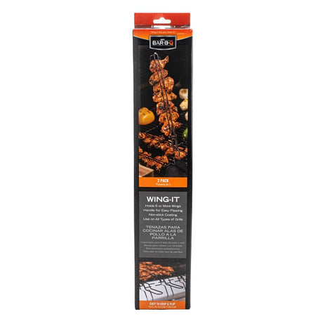 Mr. BAR-B-Q 06153Y The Wing-It Grill Rack