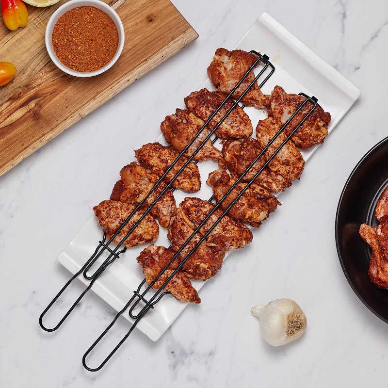 Mr. BAR-B-Q 06153Y The Wing-It Grill Rack