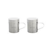 Mr. BAR-B-Q 40119Y Rub and Spice Shakers, Stainless Steel