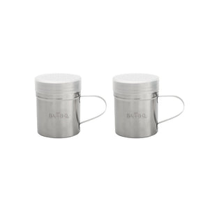 Mr. BAR-B-Q 40119Y Rub and Spice Shakers, Stainless Steel