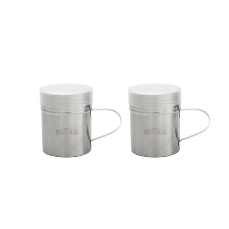 Mr. BAR-B-Q 40119Y Rub and Spice Shakers, Stainless Steel