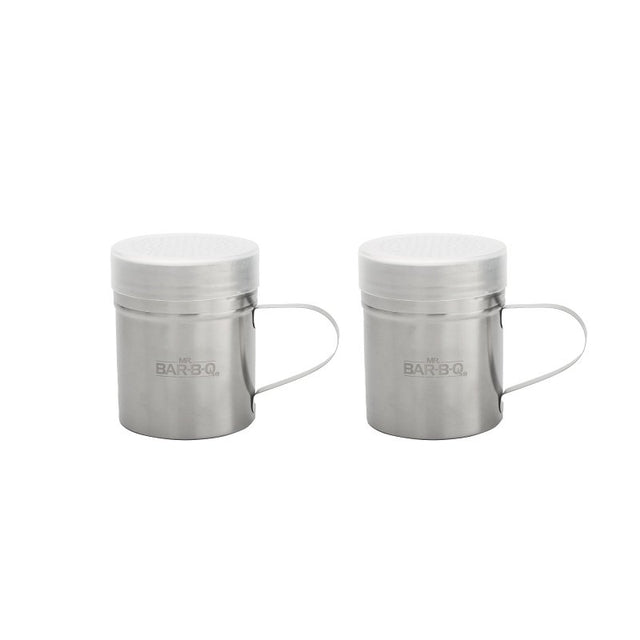 Mr. BAR-B-Q 40119Y Rub and Spice Shakers, Stainless Steel