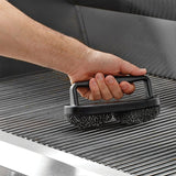 Mr. BAR-B-Q 06470Y Oversized Scrubber Brush, Stainless Steel Bristle