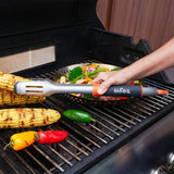 Mr. BAR-B-Q 20172Y Locking Tong, Stainless Steel, TPR Handle, Comfort Grip Handle, 16 in OAL