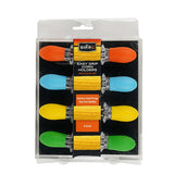 Mr. BAR-B-Q 40350Y Corn Holder Set, Blue/Green/Orange/Yellow, Stainless Steel