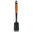 Mr. BAR-B-Q 60305Y Grill Brush, Stainless Steel Bristle, TPR Handle, Soft-Grip Handle, 16-1/2 in L