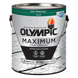 Olympic Maximum Solid Tintable White Base 1 Acrylic Latex Stain and Sealant 1 gal, Pack of 4