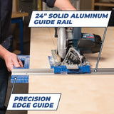 Kreg Rip-Cut Series KMA2400 Circular Saw Edge Guide, Aluminum