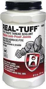 Hercules REAL TUFF 15620 Thread Sealant, 8 oz, Can, Paste, White