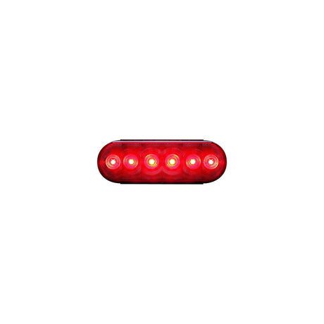 Optronics STL12RBP Fleet Count Waterproof LED Oval Stop & Turn Tail Light
