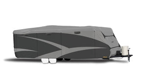 ADCO 94837 Travel Trailer Designer Series UV Hydro Cover, 16'1"-18'4" For R-Pods, Minnie Drop, MPGs, Little Guy Max