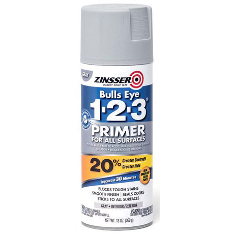 Zinsser 290971 Primer, Gray, 13 oz, Pack of 6