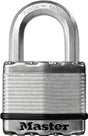 Master Lock Magnum Series M5BLCDHC Padlock, Different Key, 3/8 in Dia Shackle, Boron Carbide Shackle, Steel Body