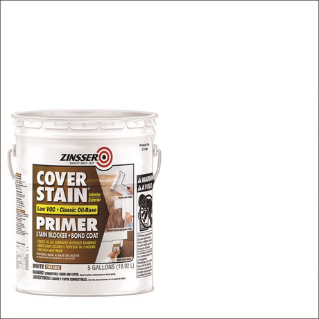 Zinsser Cover Stain White Primer 5 gal