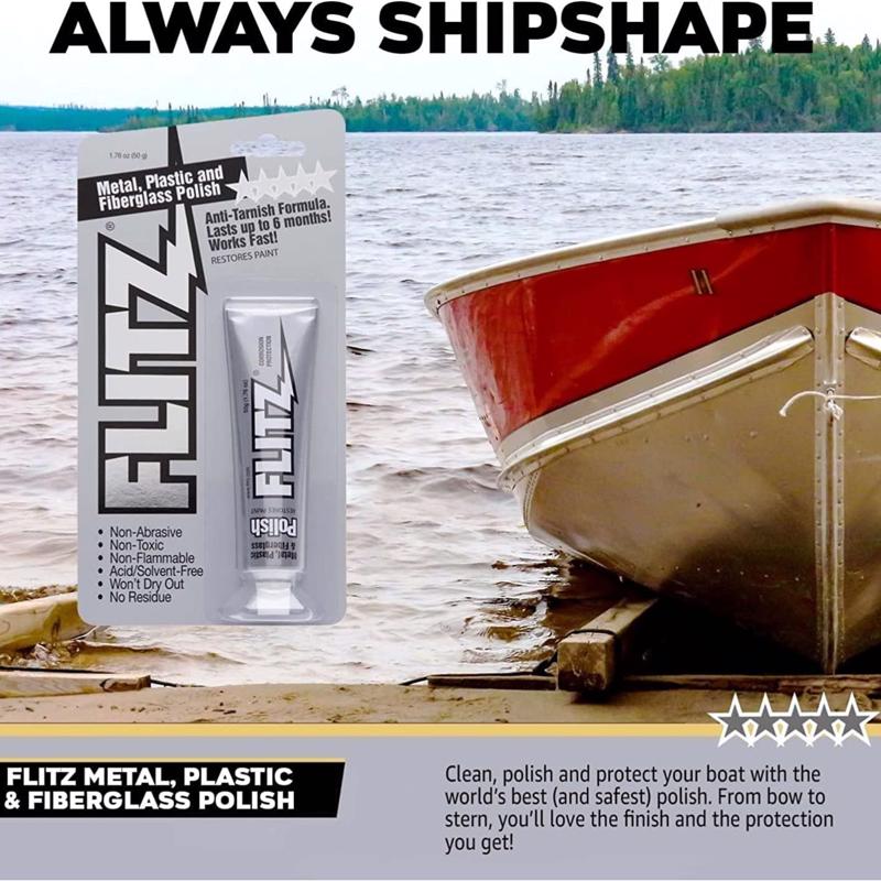 Flitz No Scent Metal Polish 50 gm Cream