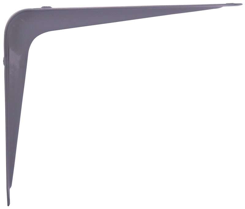 ProSource 21137PGL-PS Shelf Bracket, 40 lb/Pair, 5 in L, 4 in H, Steel, Gray, Pack of 20