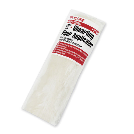 Wooster 12 in. W 1/2 in. Shearling Floor Applicator For Smooth Surfaces