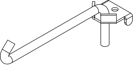 ARM DIVIDER VERT RD 45DEG 16IN