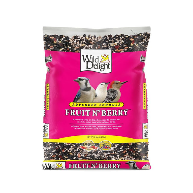 Wild Delight 365050 Dried Cherries Bird Food, 5 lb, Berry, Fruit, Bag