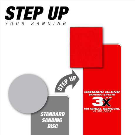 Diablo 5-1/2 in. L X 4-1/2 in. W 220 Grit Aluminum Oxide Sanding Sheet 6 pk