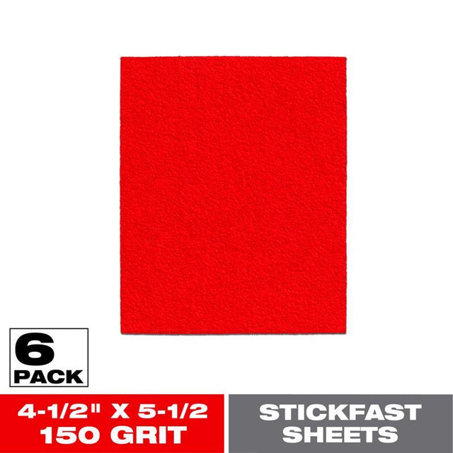 Diablo 5-1/2 in. L X 4-1/2 in. W 150 Grit Aluminum Oxide Sanding Sheet 6 pk