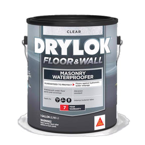 Drylok Floor and Wall Clear Latex Masonry Waterproof Sealer 1 gal, Pack of 2