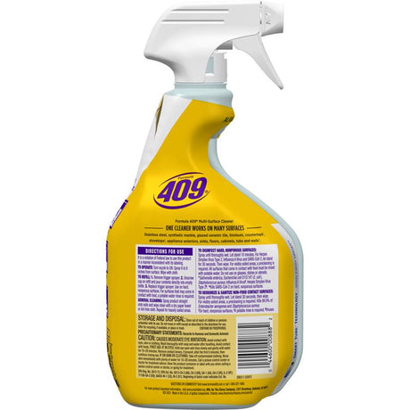 Formula 409 Lemon Scent Multi-Surface Cleaner Liquid 32 oz, Pack of 9