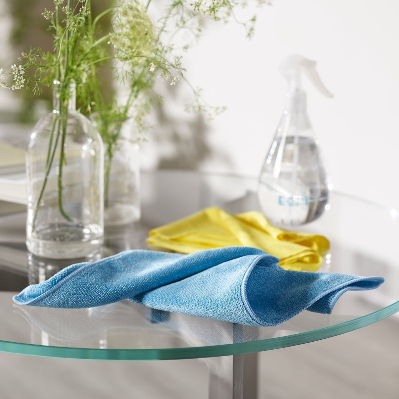 e-cloth 10602AB General-Purpose Cloth, 12-1/2 in L, 12-1/2 in W, Polyamide/Polyester, Alaskan Blue