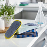 e-cloth 10601 Kitchen Cloth Set, Polyamide/Polyester, Blue/Green