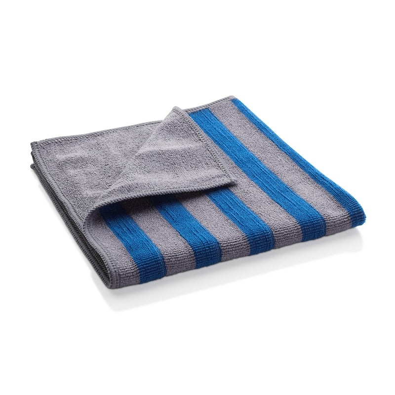 e-cloth 10618S Range and Stovetop Cloth, 12-1/2 in L, 12-1/2 in W, Polyamide/Polyester/Polypropylene, Blue/Gray