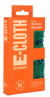 e-cloth 10654 Cleaning Cloth, 6-1/2 in L, 3-1/2 in W, Polyamide/Polyester/Polypropylene, Green