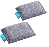 e-cloth 10643 Scrubbing Pad, Polyurethane Abrasive, 3-1/4 in L, 4-3/4 in W, Gray