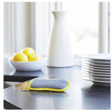 e-cloth 10626Y Washing Up Pad, Polyamide/Polyester/Polyurethane Abrasive, 6 in L, 3-1/4 in W, Yellow