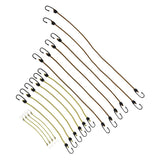 Keeper 06317 Bungee Cord Assortment, Steel End, Rubber, Hook End, 18/PK