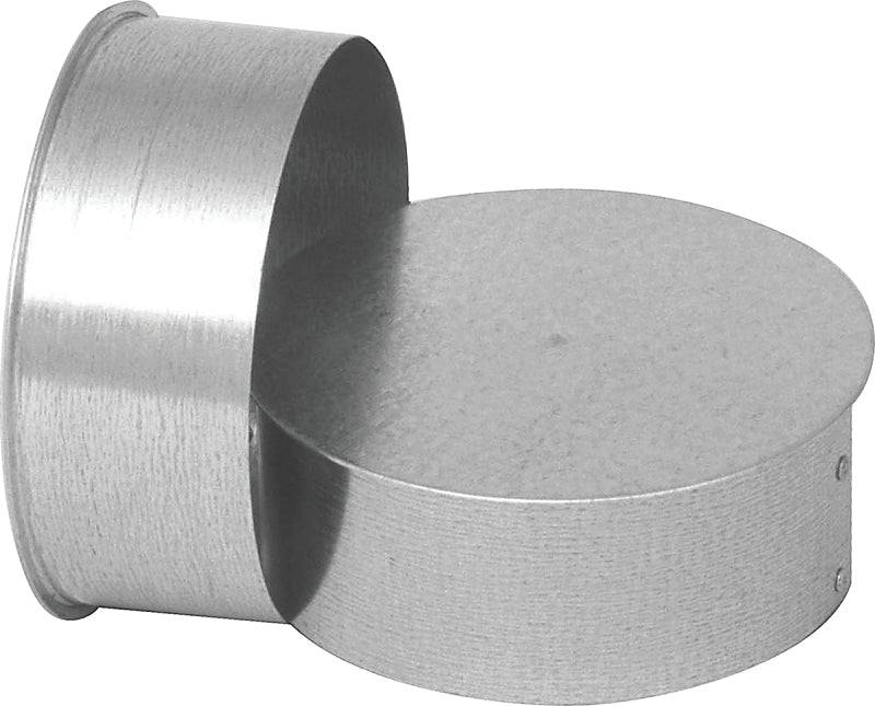 Imperial GV0726 Round End Cap, 8 in Dia, Galvanized Steel, Galvanized