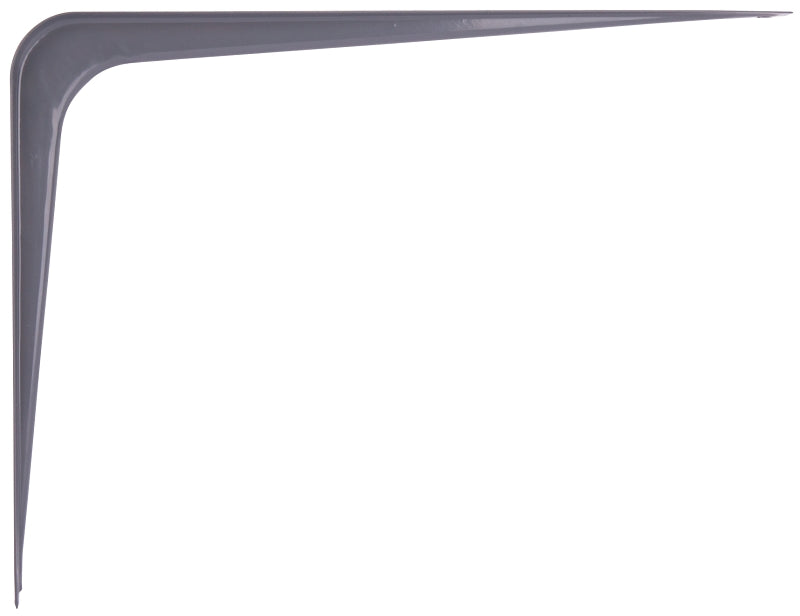 ProSource 21140PGL-PS Shelf Bracket, 110 lb/Pair, 10 in L, 8 in H, Steel, Gray, Pack of 20
