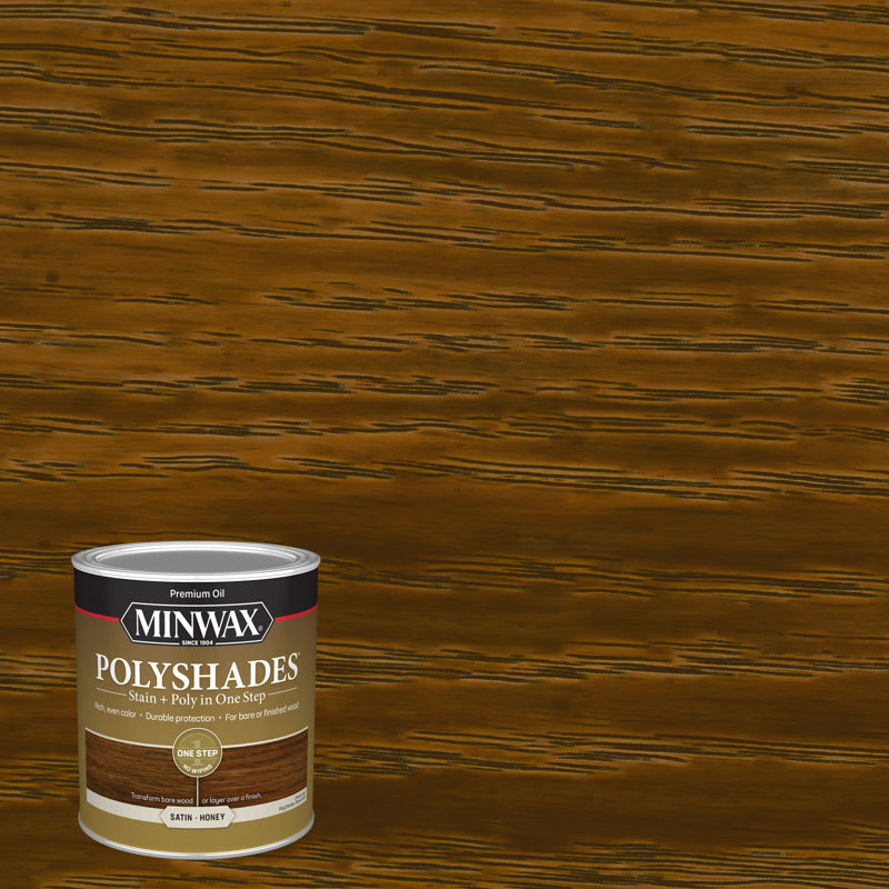 Minwax PolyShades Semi-Transparent Satin Honey Oil-Based Stain ...