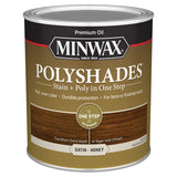 Minwax PolyShades Semi-Transparent Satin Honey Oil-Based Stain/Polyurethane Finish 1 qt, Pack of 4