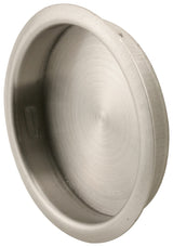 Prime-Line N 7203 Door Pull, 1-3/4 in Dia, 5/16 in D, Steel, Satin Nickel