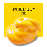 Plaid FolkArt Satin Daffodil Yellow Hobby Paint 2 oz, Pack of 3