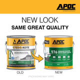 APOC Gloss Bright White Silicone Roof Coating 1 gal, Pack of 4