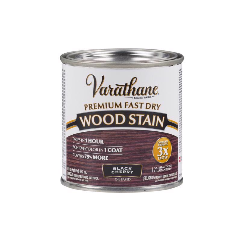 Varathane Premium Black Cherry Oil-Based Fast Dry Wood Stain 1/2 pt