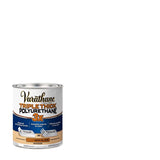 Varathane Transparent Semi-Gloss Clear Water-Based Acrylic Triple Thick Polyurethane 1 qt, Pack of 2