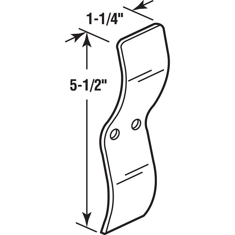 Prime-Line F 2538 Sash Tensioning Spring, Steel, Chrome