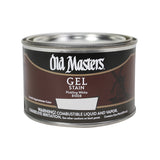 Old Masters Semi-Transparent Pickling White Oil-Based Alkyd Gel Stain 1 pt, Pack of 4