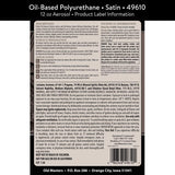 Old Masters Satin Clear Oil-Based Polyurethane Spray 12 oz, Pack of 6