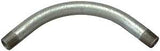 Halex 64110 Rigid Elbow, 90 deg Angle, 1 in, Steel, Galvanized, Each