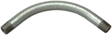 Halex 64110 Rigid Elbow, 90 deg Angle, 1 in, Steel, Galvanized, Each